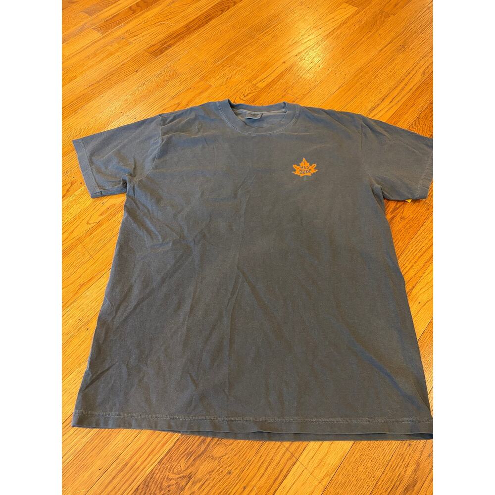 Hey Dude Levitate Flannel Jam T-Shirt Men’s Large Gray Graphic Short Sleeve